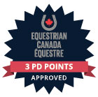 Equestrian Canada PD coaching credits approved seal