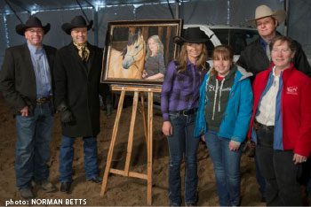 painting of Amber Marshall